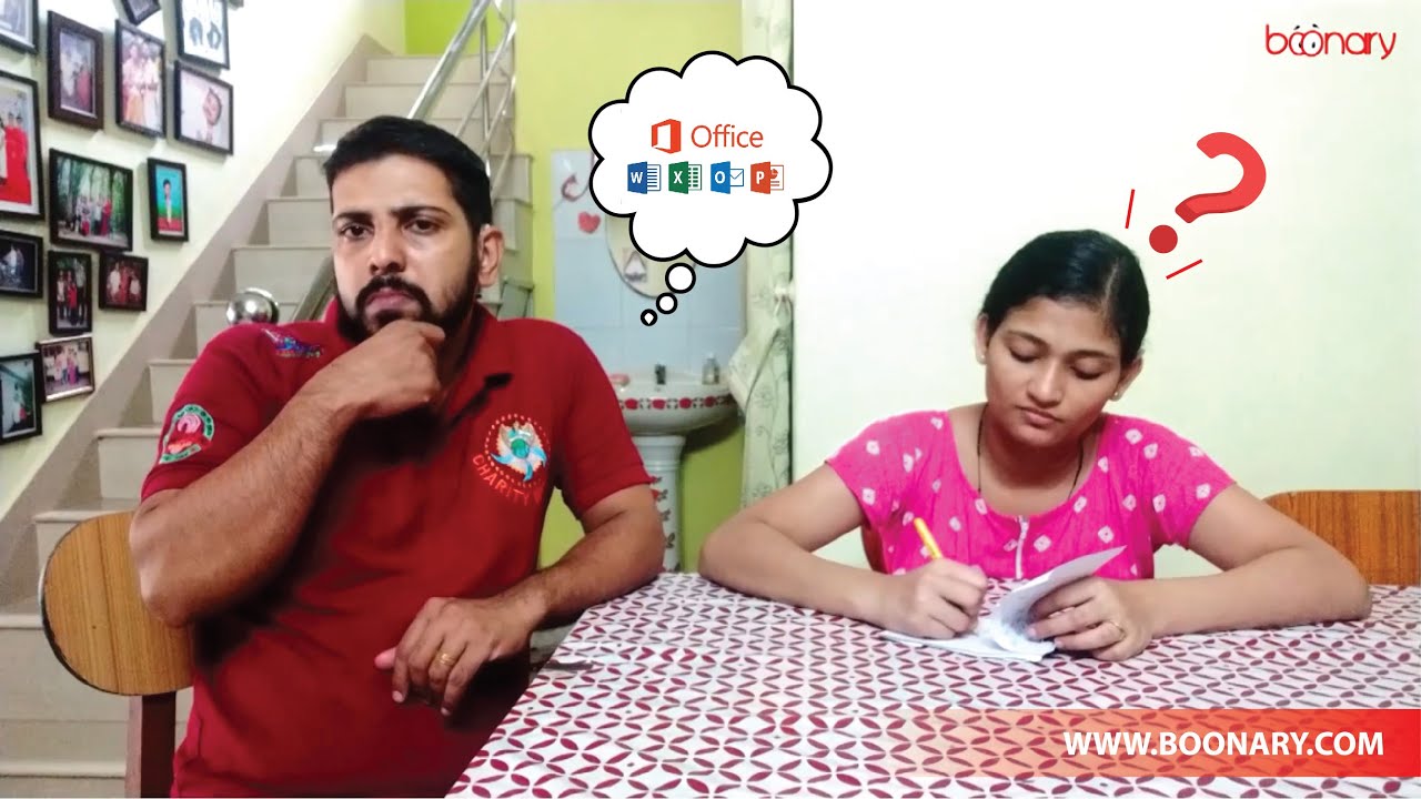 MS Excel for deaf ISL  Boonary's MS Office package courses available