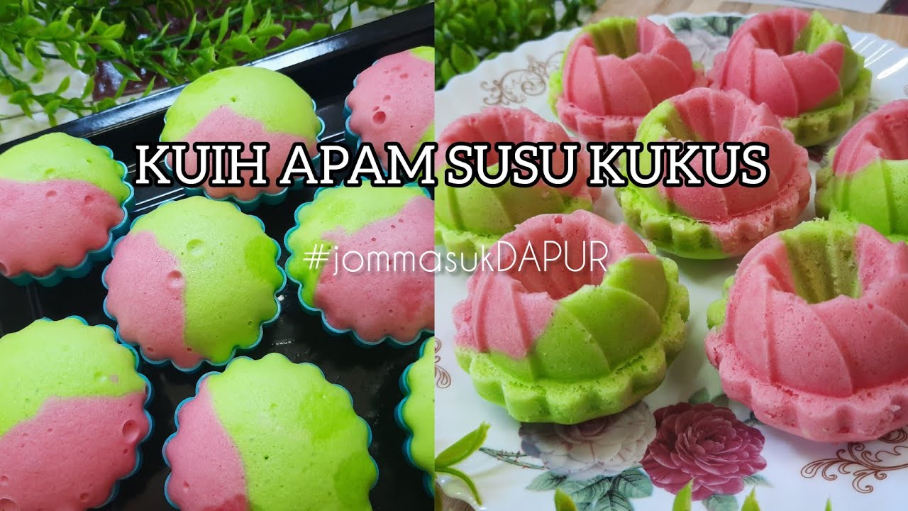 KUIH APAM SUSU KUKUS TERLAJAK MUDAH