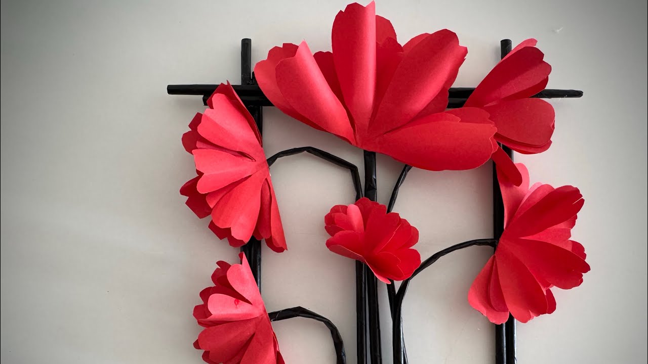 Beautiful wall hanging / DIY / Настенная пано из бумаги своими руками 