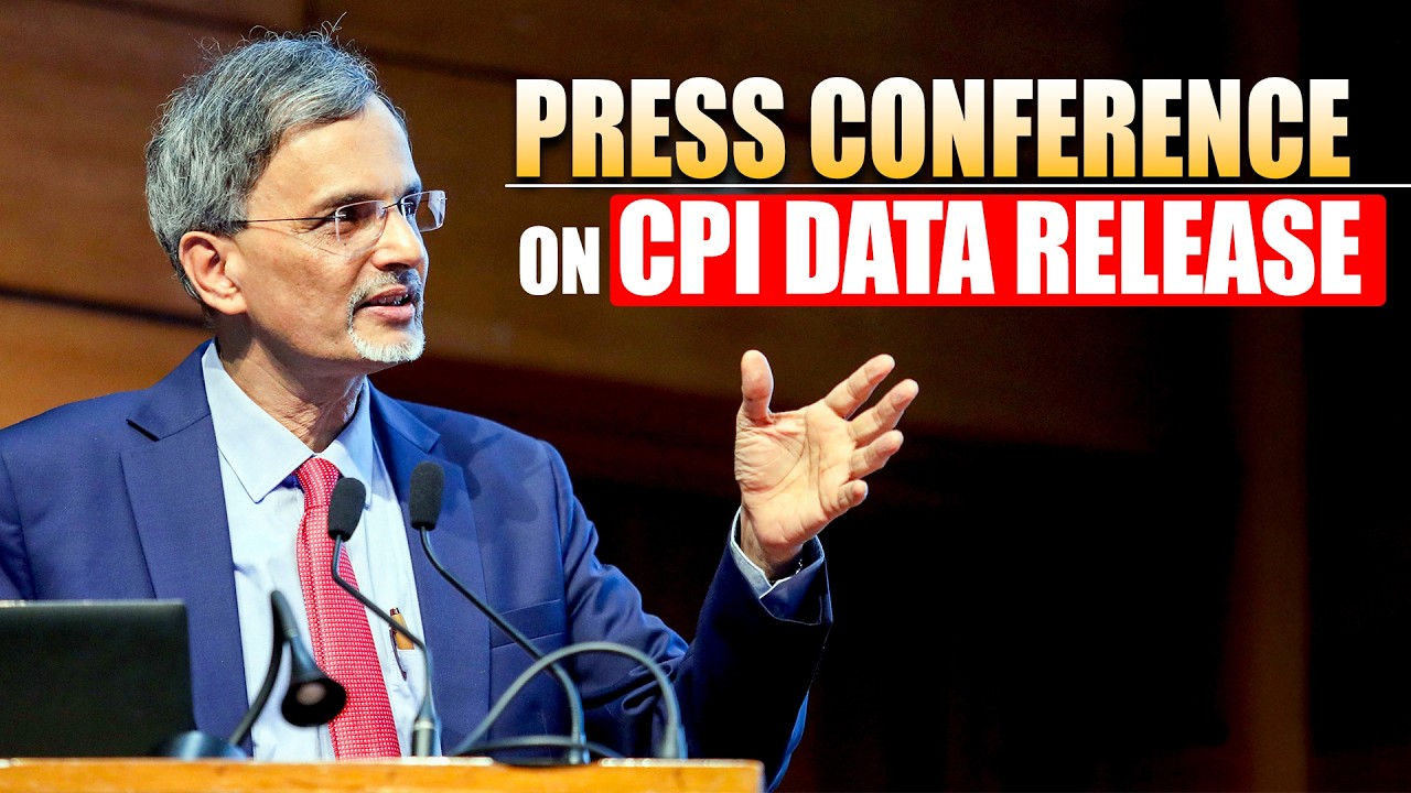 LIVE: Consumer Price Index (CPI) Data release | CEA V Anantha Nageswaran | Saurabh Garg, Secy MoSPI