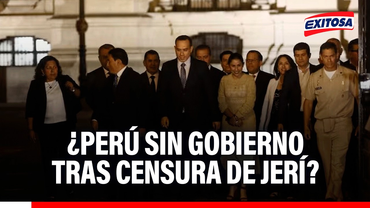 🔴🔵 Premier Ernesto Álvarez está a cargo del Gobierno tras la censura de José Jerí, señala experto