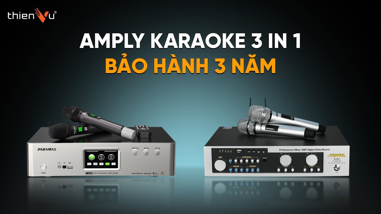 So Sánh JARGUAR K580 Platinum và PARAMAX Z-A450: Nên Chọn Amply Nào Để Hát Karaoke Hay Hơn ?
