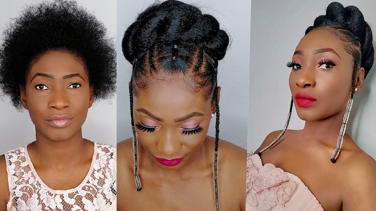 DIY: RUBBER BAND HAIRSTYLE ON 4C NATURAL HAIR / Ronsay