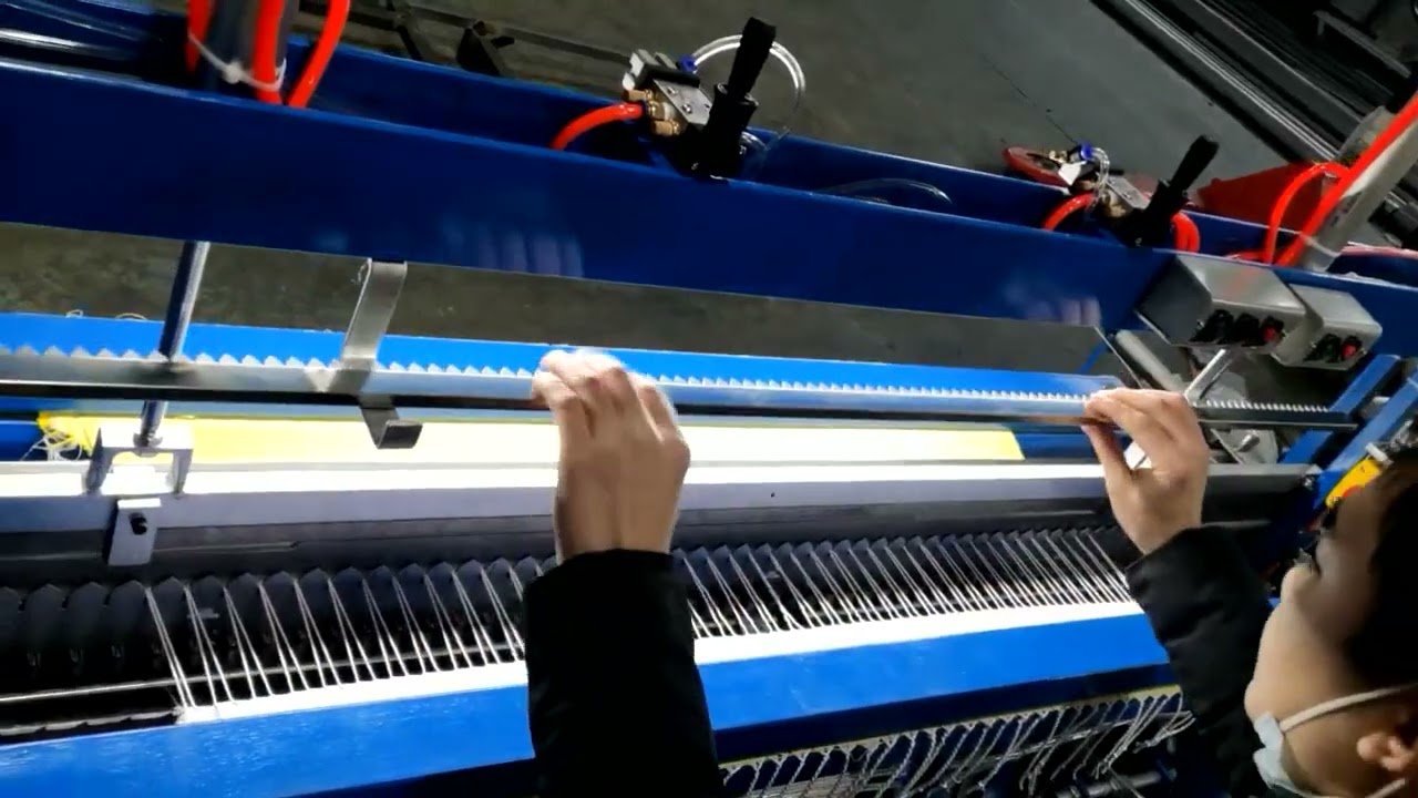 #Fringing knotting machine