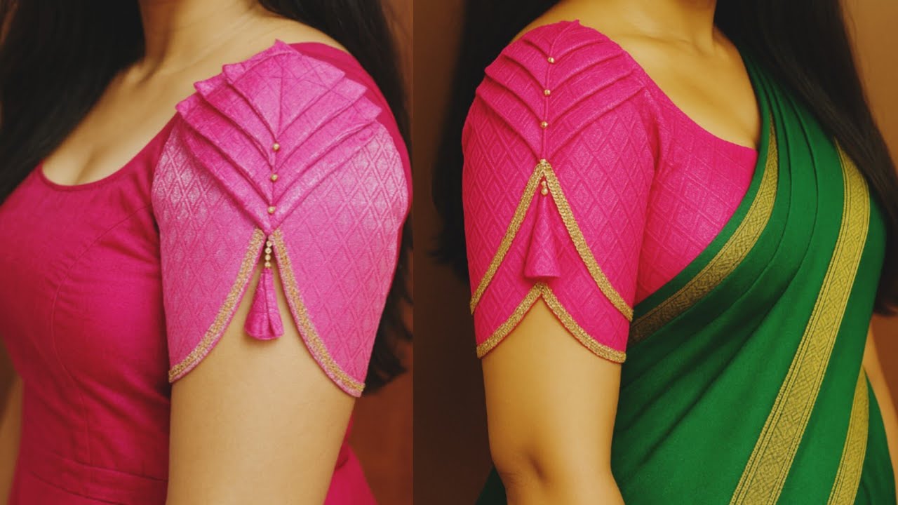🔴Sleeve Design for beginners #diy #blousedesign  #fashion #blouse #sewing #sewingtips #chudidhar