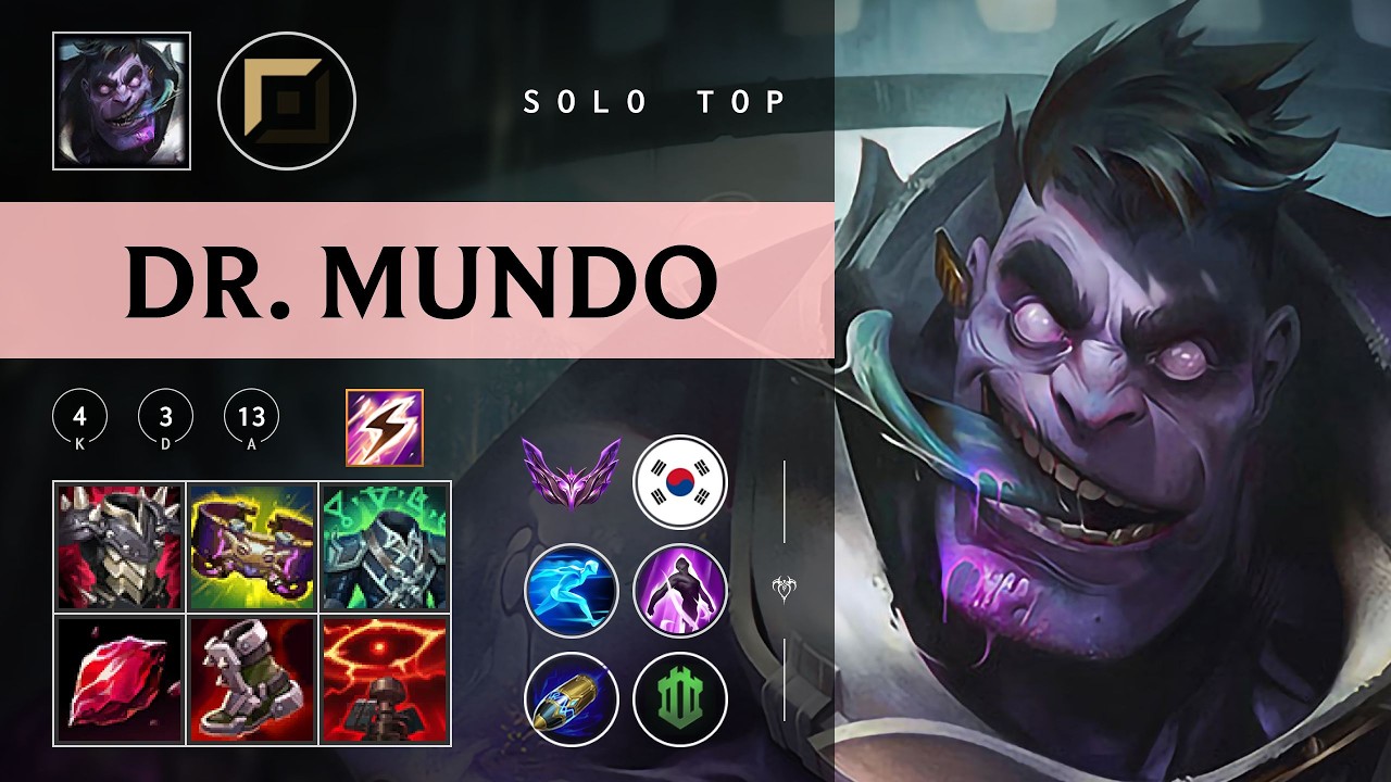 Dr. Mundo Top vs Darius - KR Master Patch 26.05