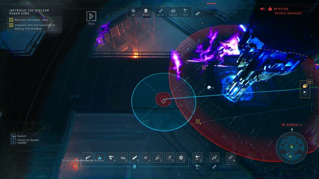 Aliens Dark Descent- M06 Queen Fight (NG+, Max Difficulty, Multiple Sergeants Gameplay)