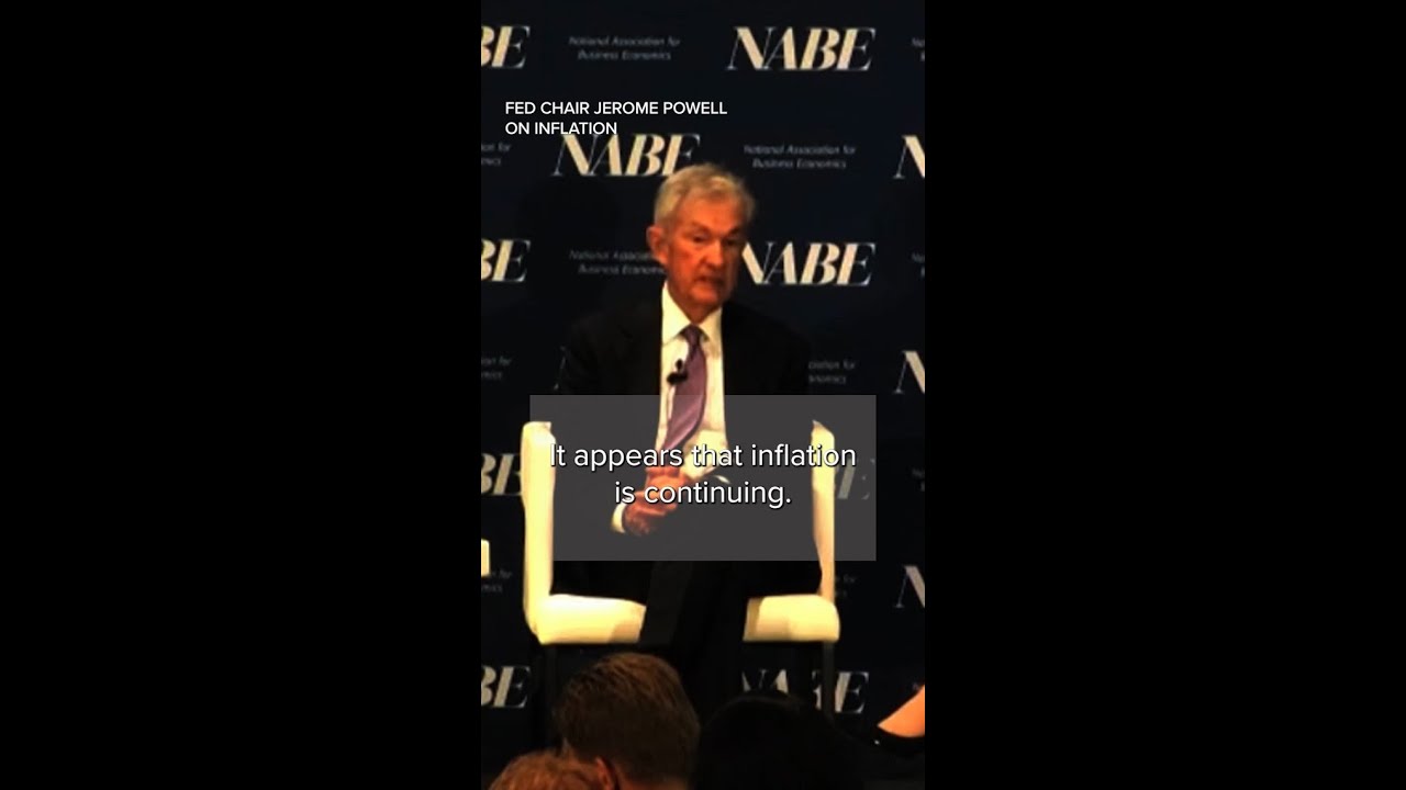 Fed Chair Jerome Powell discusses inflation
