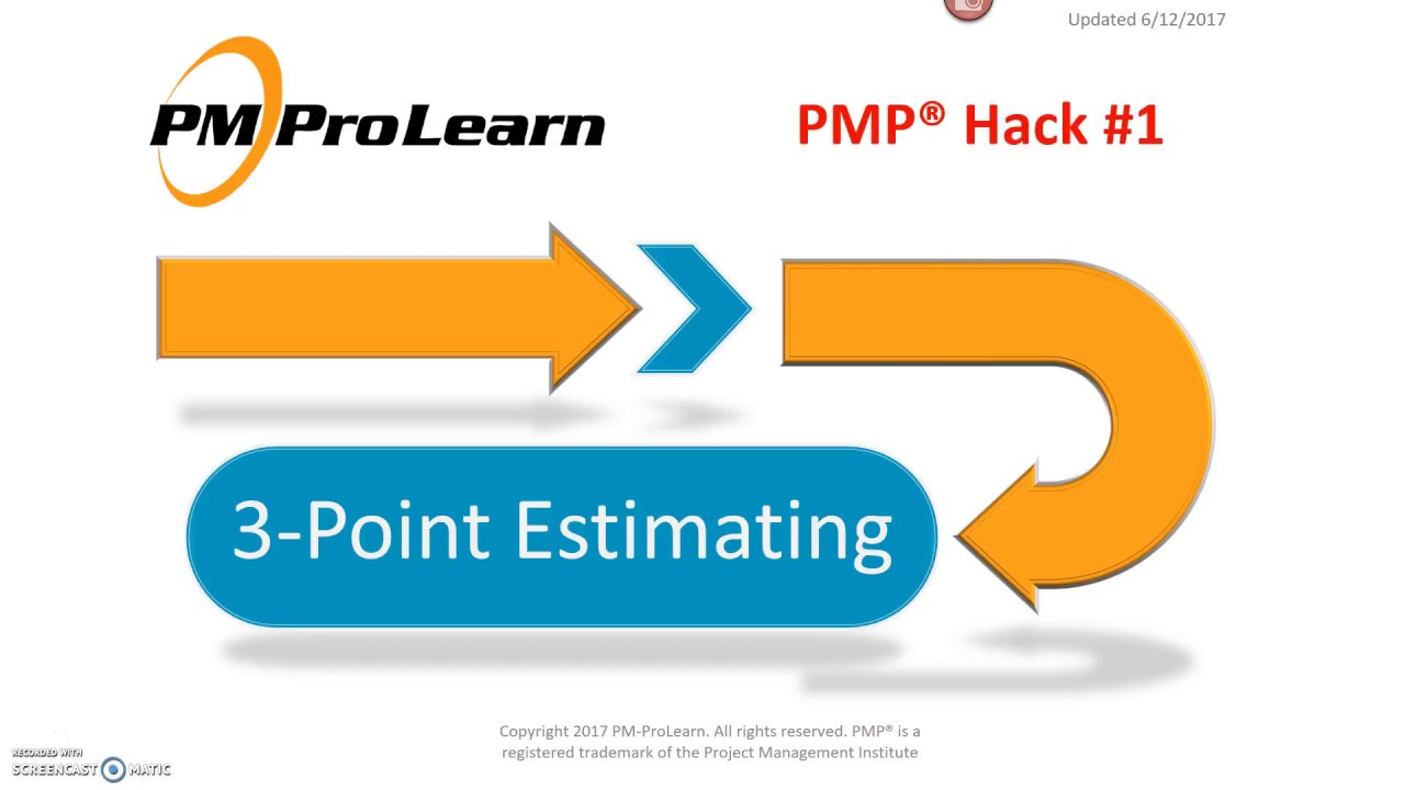 PMP® Hack #1: 3-Point Estimating