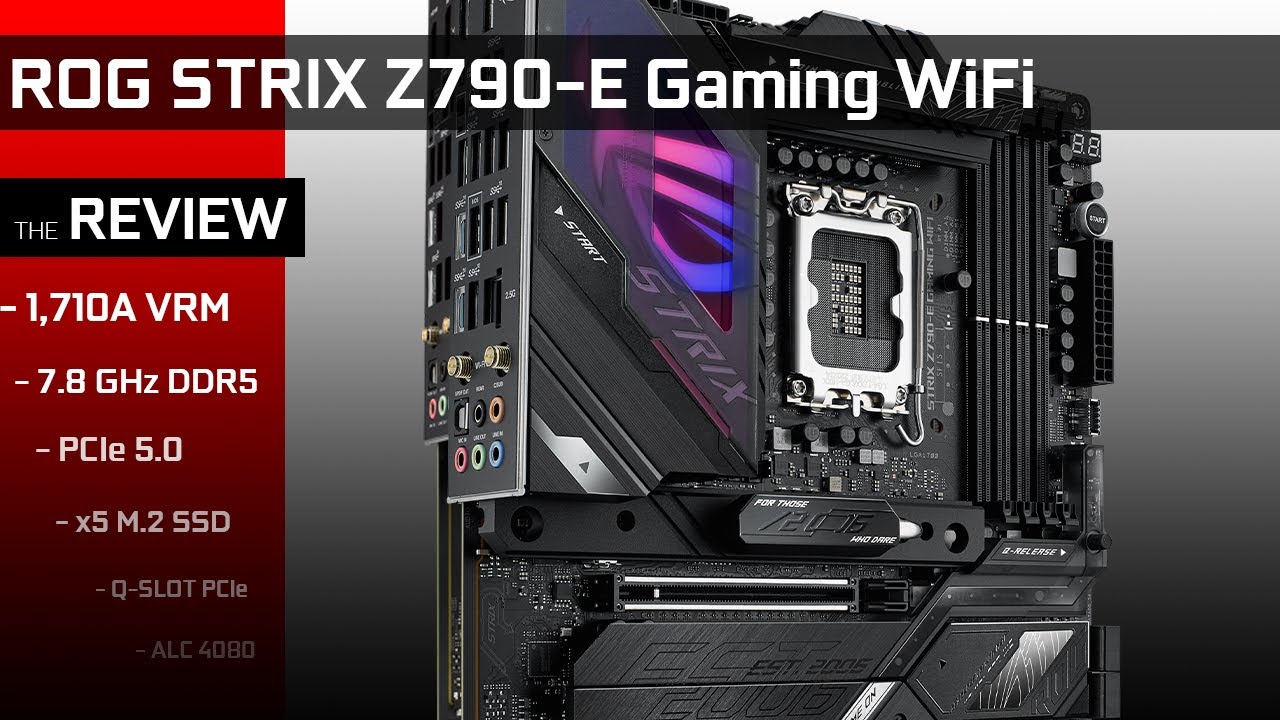 ROG STRIX Z790-E GAMING WiFi : who needs a HERO?