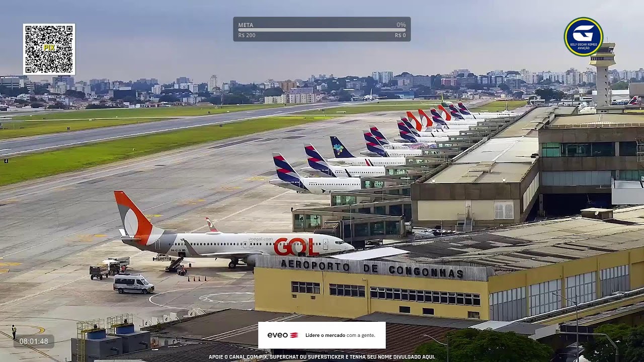 SBSP LIVE #2 - Aeroporto de São Paulo AO VIVO - CGH Airport - 24/02 Noite
