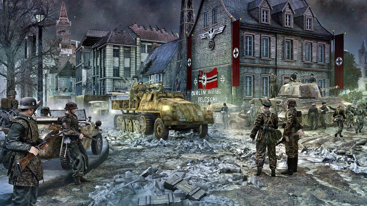 German Forces attempt a breakout from encirclement - 1945 | Gates of Hell