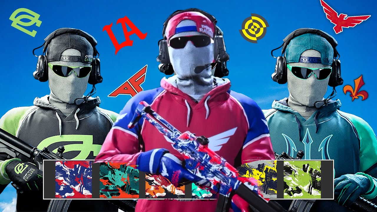 ALL 12 NEW CDL Camo Colors, Outfits in Black Ops Cold War Warzone (CDL Packs Showcase) FaZe, Optic..