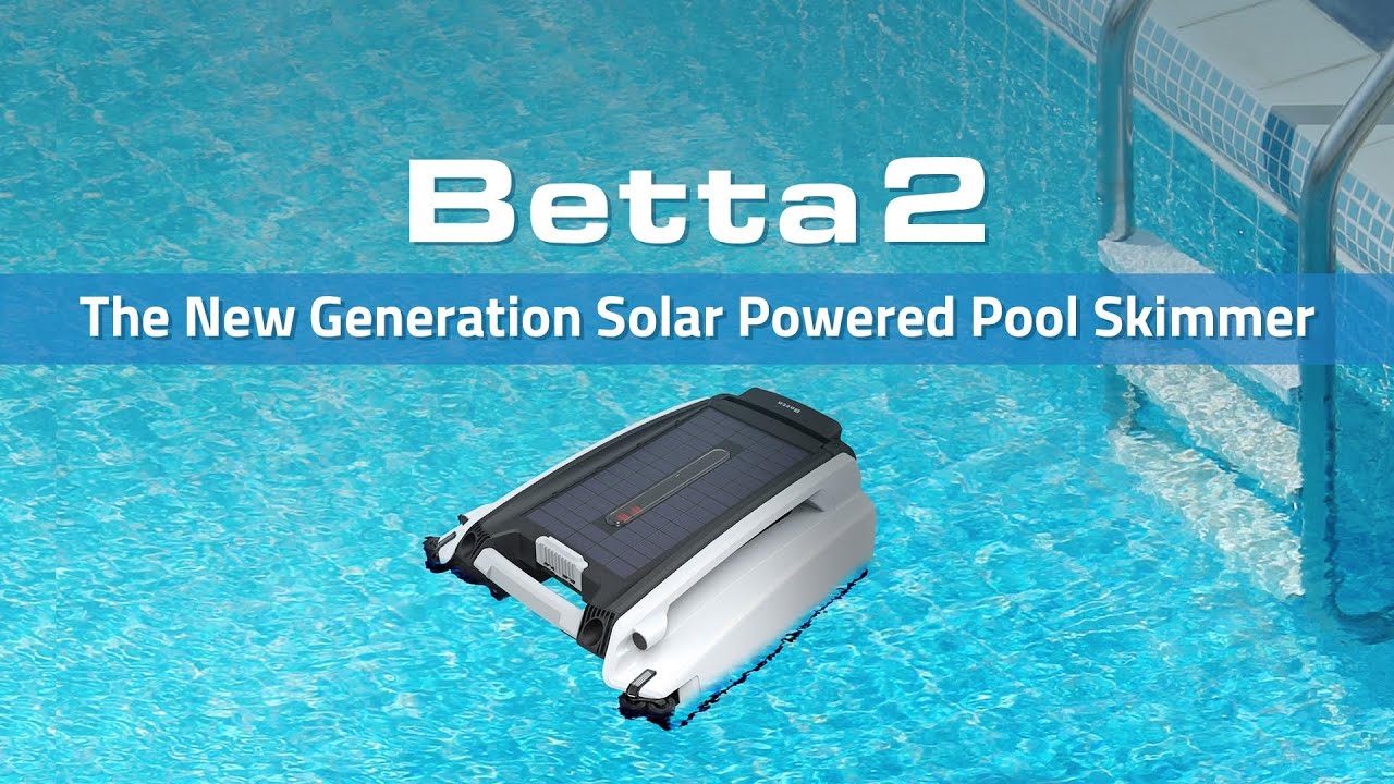 Betta 2 Solar Powered Smart Robotic Pool Skimmer