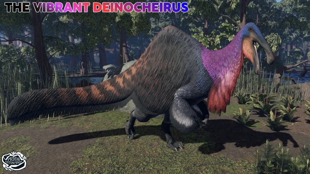 The  CRAZY AGRESSIVE and TERRITORIAL DEINOCHEIRUS [ Prior Extinction ]