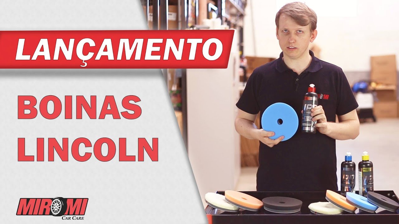 Boinas Lincoln e Lustrador Lincoln para Polimento