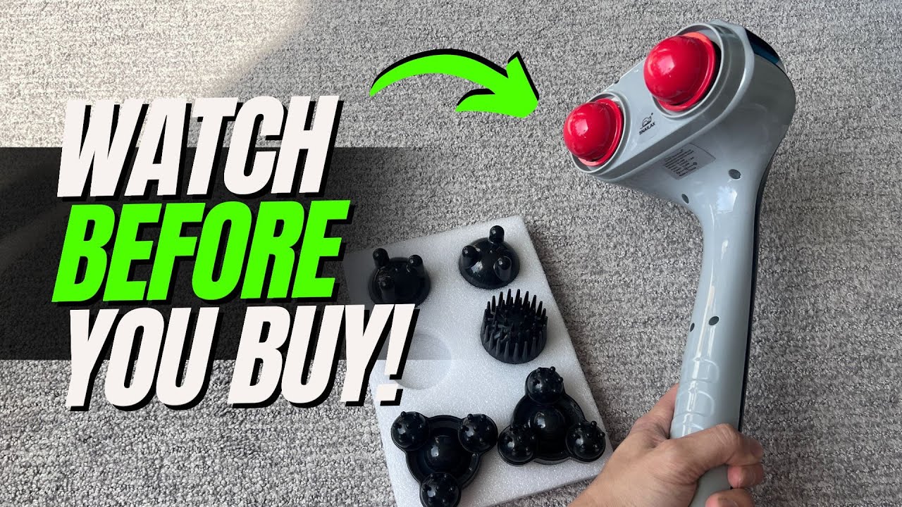 Is it WORTH it? - Snailax Cordless Handheld Back Massager w/ HEAT! amazing or not?!