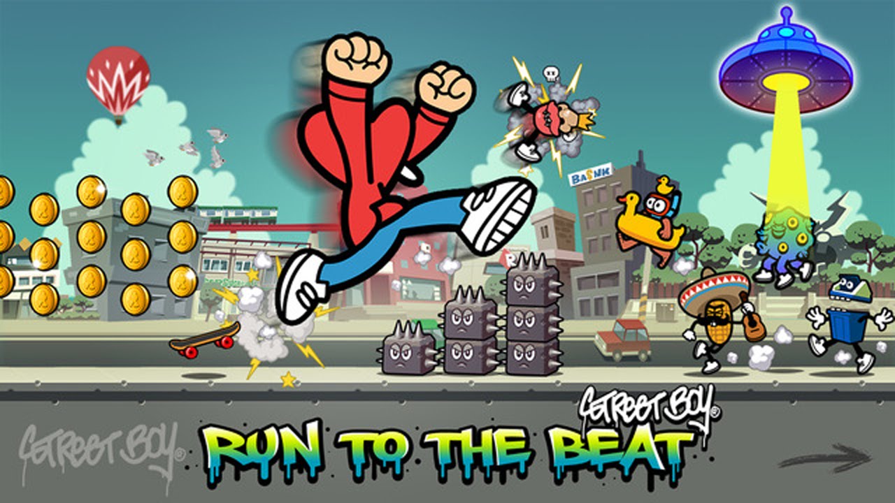 Streetboy - Run to the Beat Gameplay IOS / Android