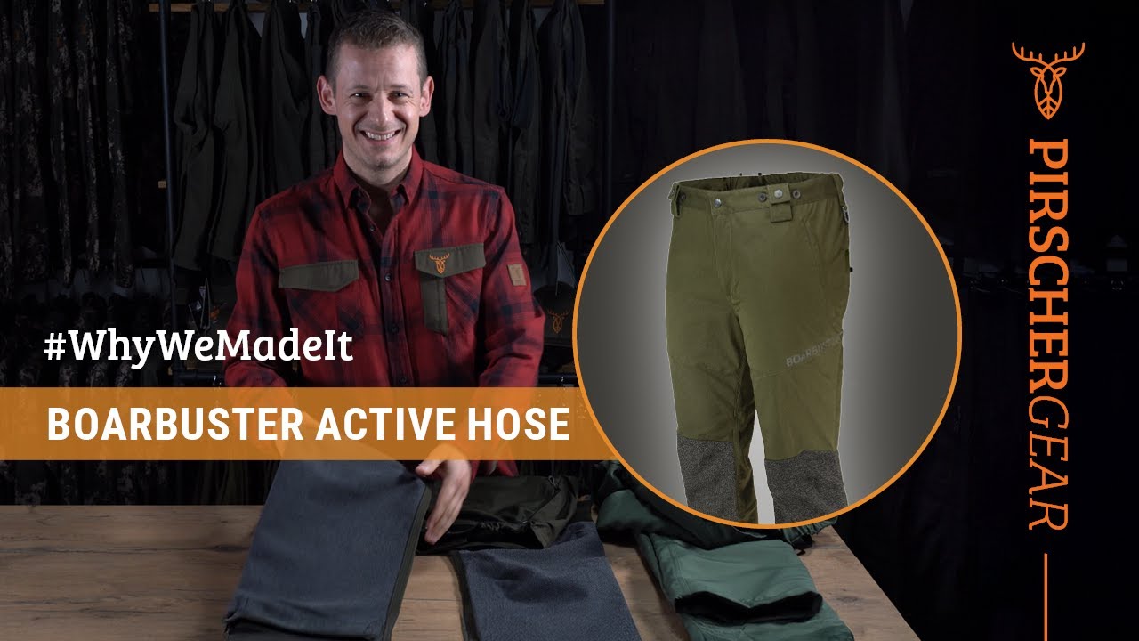 𝐏𝐈𝐑𝐒𝐂𝐇𝐄𝐑 𝑮𝑬𝑨𝑹 Boarbuster Active Hose: Starker Schutz bei voller Bewegungsfreiheit