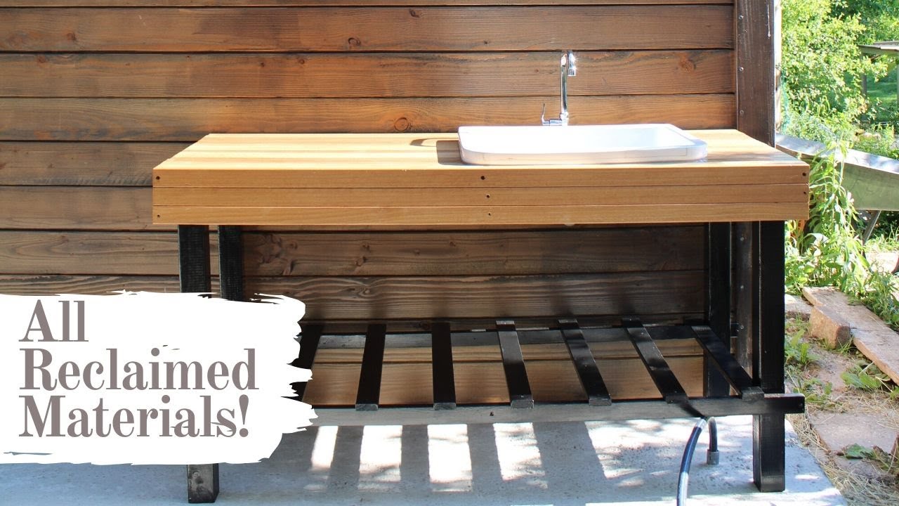 DIY Outdoor Kitchen sink