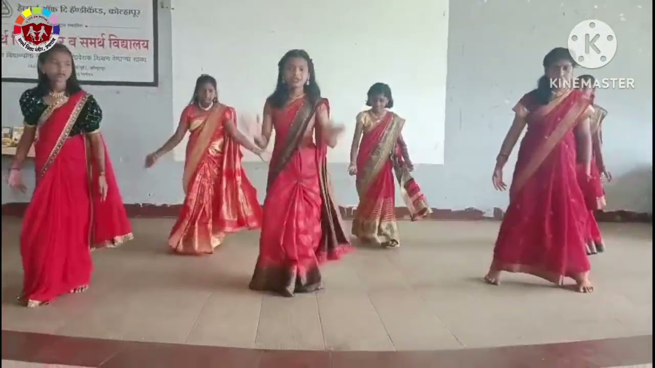 हिंदी दिन विशेष 2025🌸 | विद्यार्थिनींचे सुंदर मैथिली नृत्य