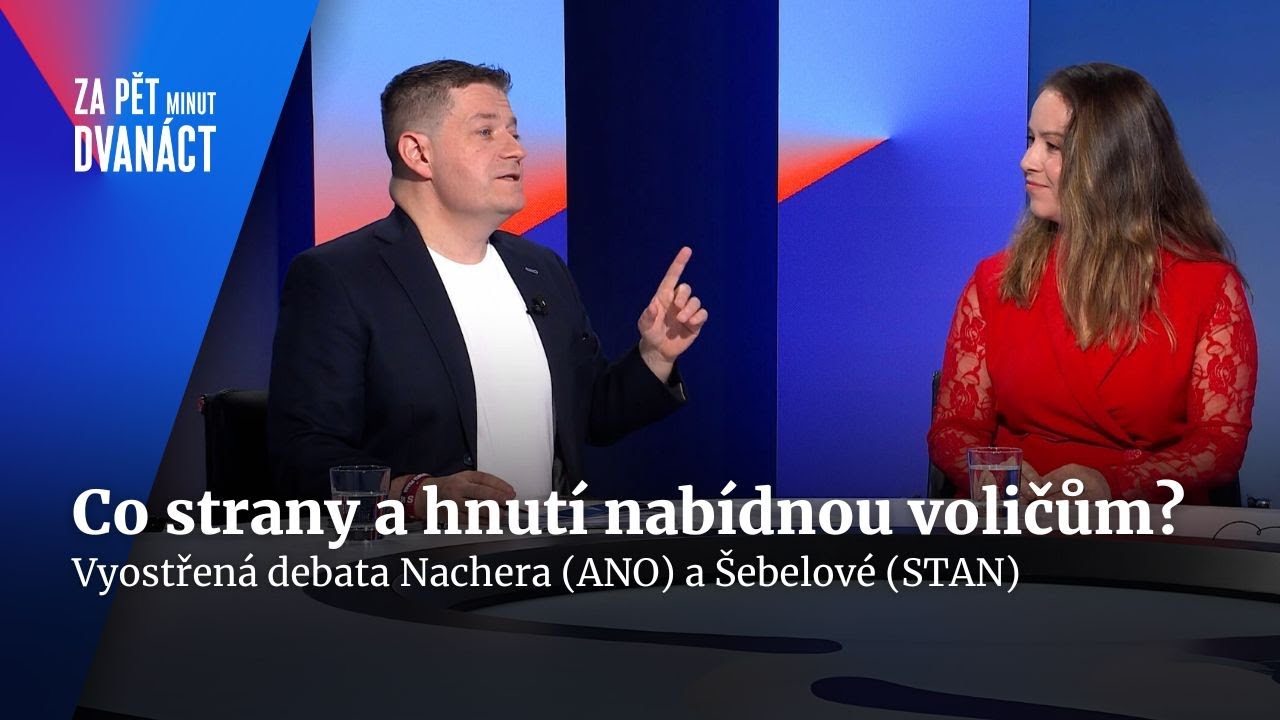 Hádka o volebních programech. Co strany slibují voličům? | Za pět minut dvanáct