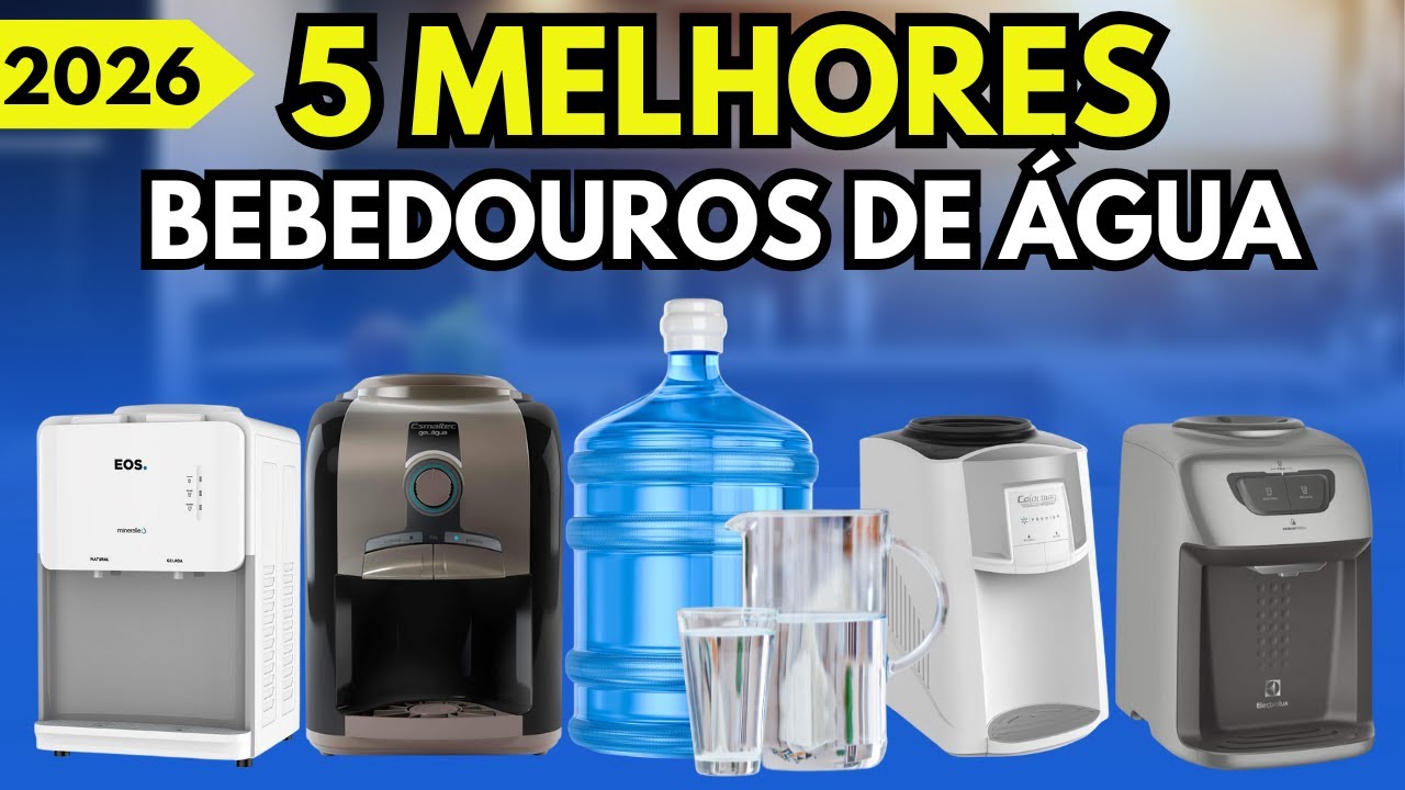 Qual o Melhor BEBEDOURO DE ÁGUA 2026? TOP 5 Melhores BEBEDOUROS DE ÁGUA  GELADA  2026!