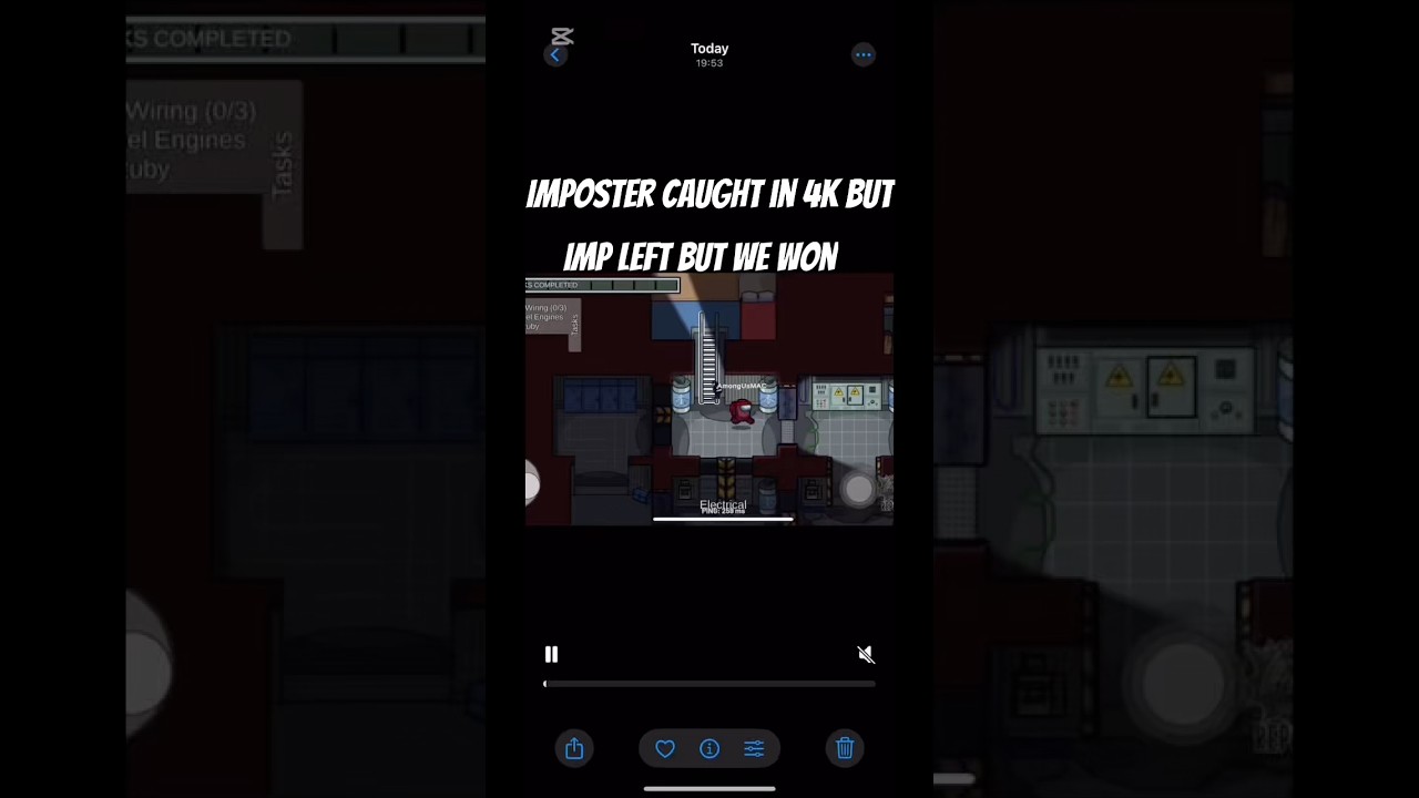 Imposter caught in 4k but Imposter left but we still won 