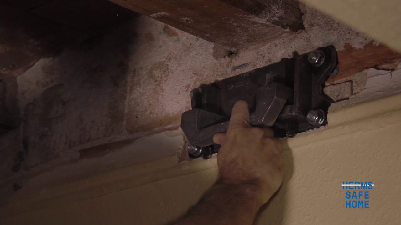 Montaje Sistema HERMS de sustitución funcional de viguetas de madera/metálicas