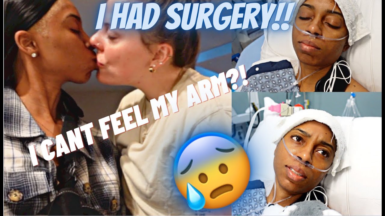 Taking Care of My Girlfriend After Her Surgery *SHE GETS EMOTIONAL