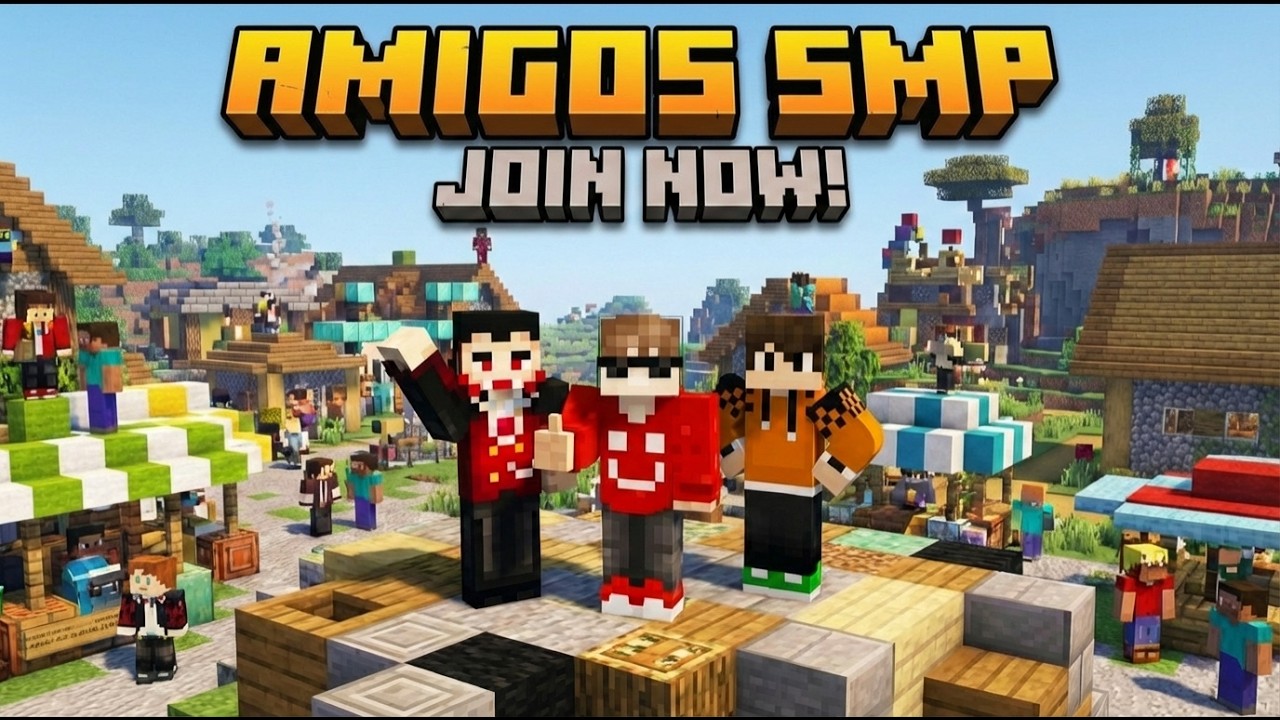 AMIGOS SMP || JOIN NOW || In Telugu By DPUGAMER