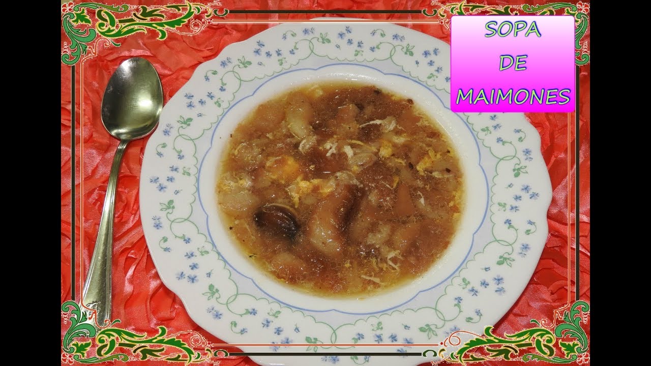SOPA DE MAIMONES 
