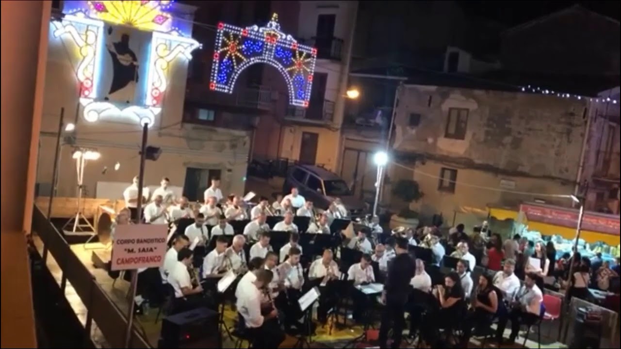 GLORIOSO COMPLESSO BANDISTICO M.SAIA DI CAMPOFRANCO (CL) OUVERTURE CAVALLERIA LEGGERA