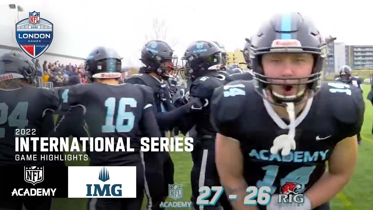NFL Academy vs. IMG Academy | 2022 NFL UK Game Highlights