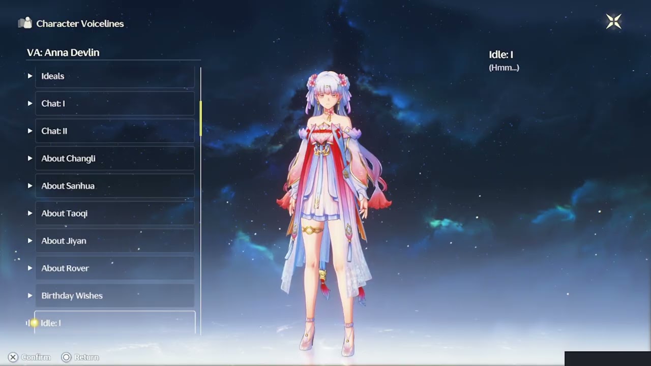 Wuthering Waves Jinhsi voice lines