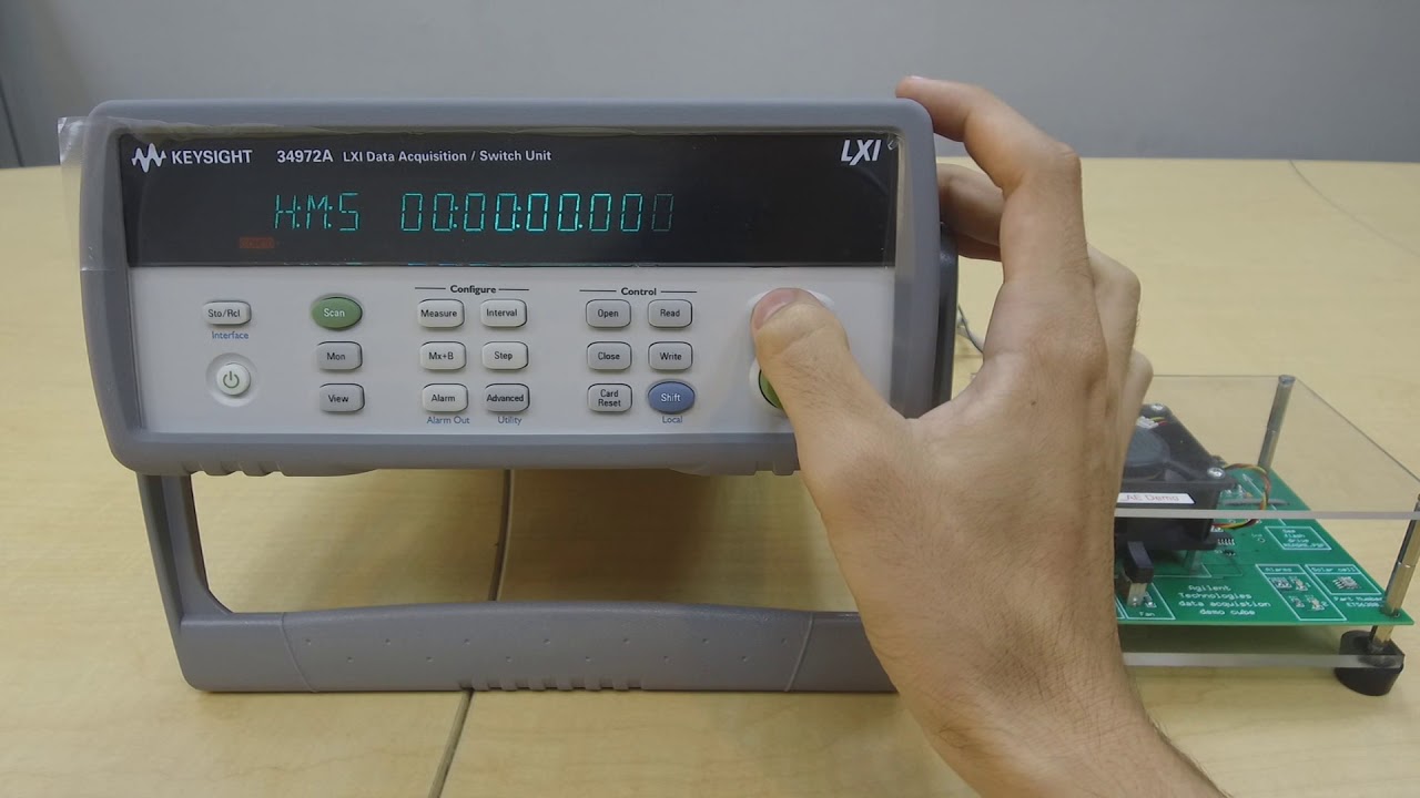 How to use 34972A Data Logger Switch Unit. (TH)