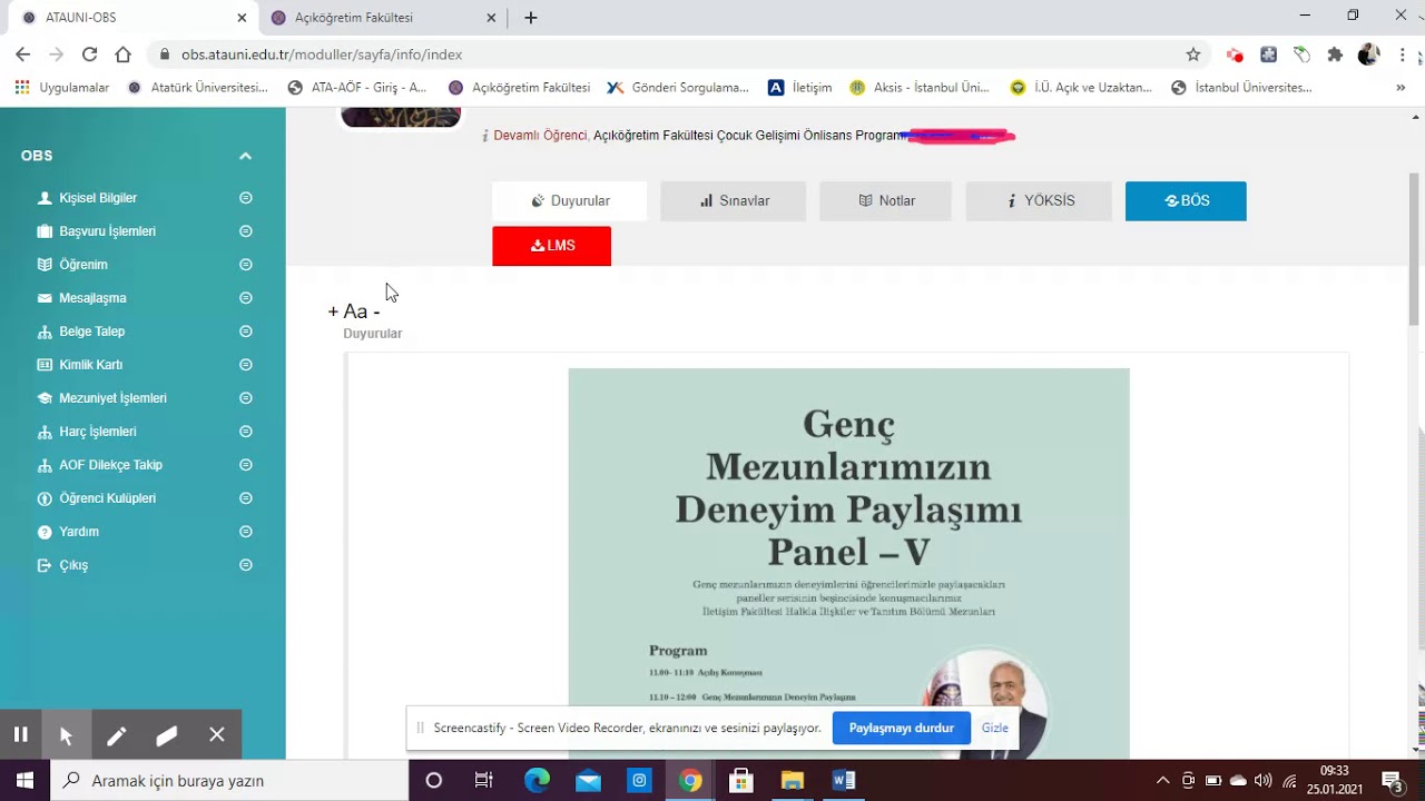 ATA A&Ouml;F - MEZUN OLDUĞUMU NASIL ANLARIM?  MEZUN OLDUM NE YAPMAM LAZIM? L&Uuml;TFEN İZLEYİN