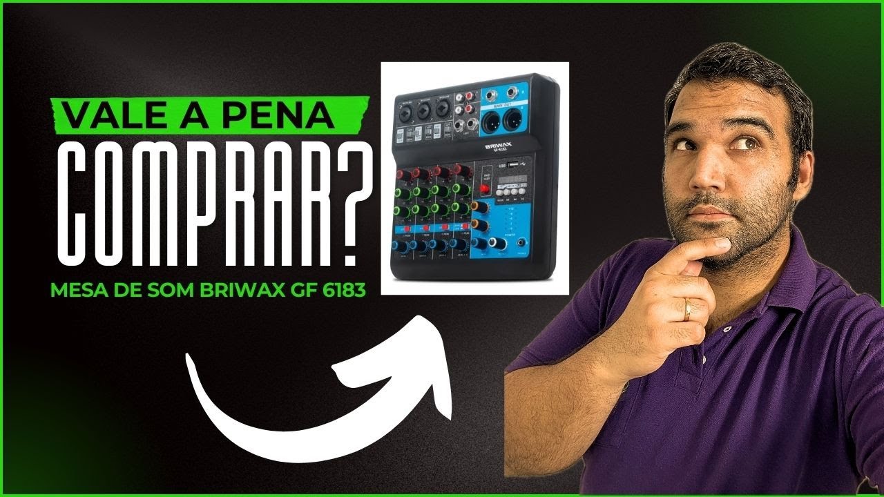 CONSOLE | Mesa de Som BRIWAX GF 6183 - VALE A PENA?!?!