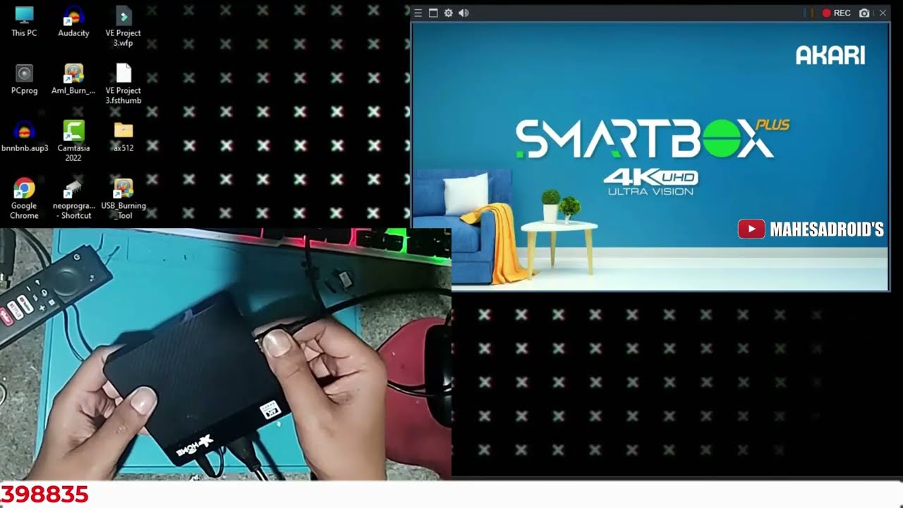 cara upgrade stb akari ax512 android10 stable custom rom