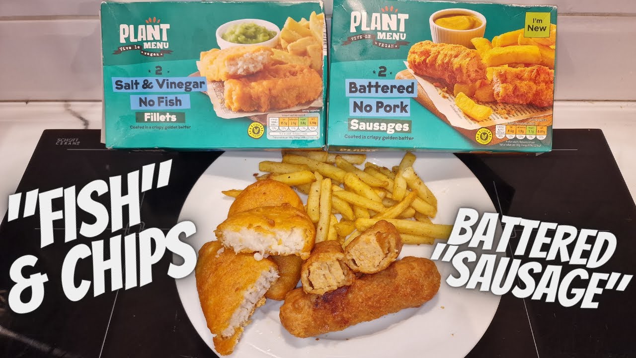 FISH AND CHIP SHOP DINNER WITH A TWIST || Vegan || Plant Menu || FOOD REVIEW || Aldi || No Fish/Pork