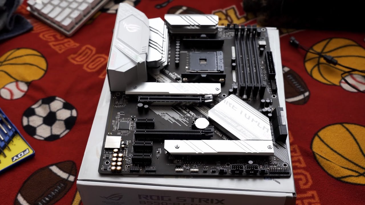 Le cambio Motherboard a mi PC ✨ ASUS ROG STRIX B550-A GAMING unboxing ⚡️ ensamble chill lofi