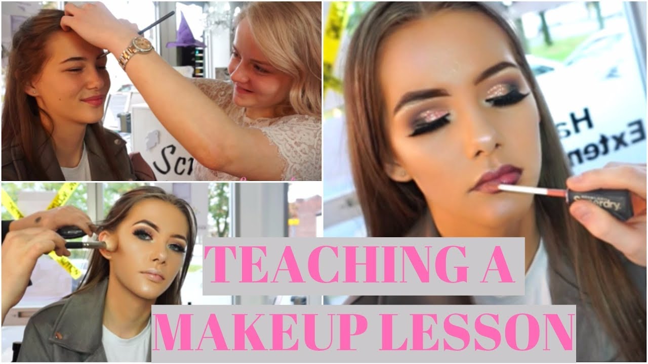 Teaching a Beginner How to Do Makeup ( 1 on 1 MUA Lessons ) ♡ | Lucygfilmmakeup // Kosmos Media