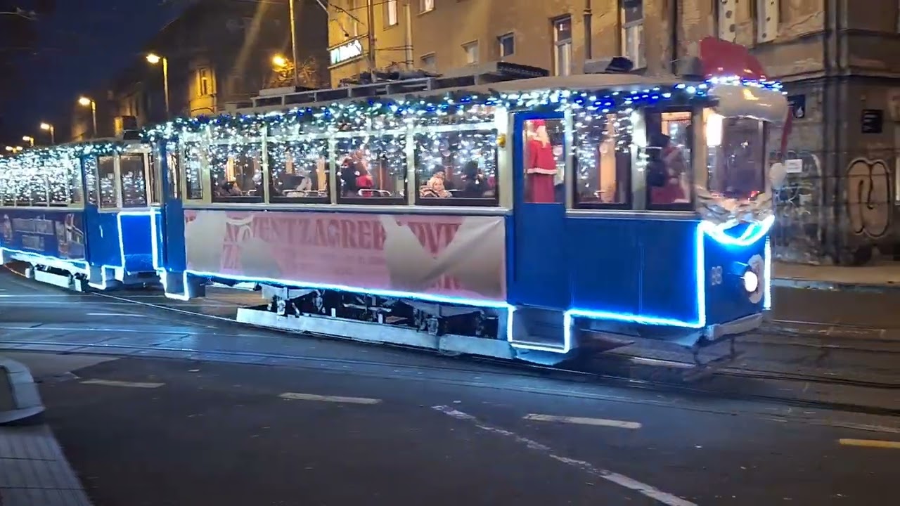 Trams Zagreb 3217 - ZET OLD Advent tram Jagićeva Zagreb.