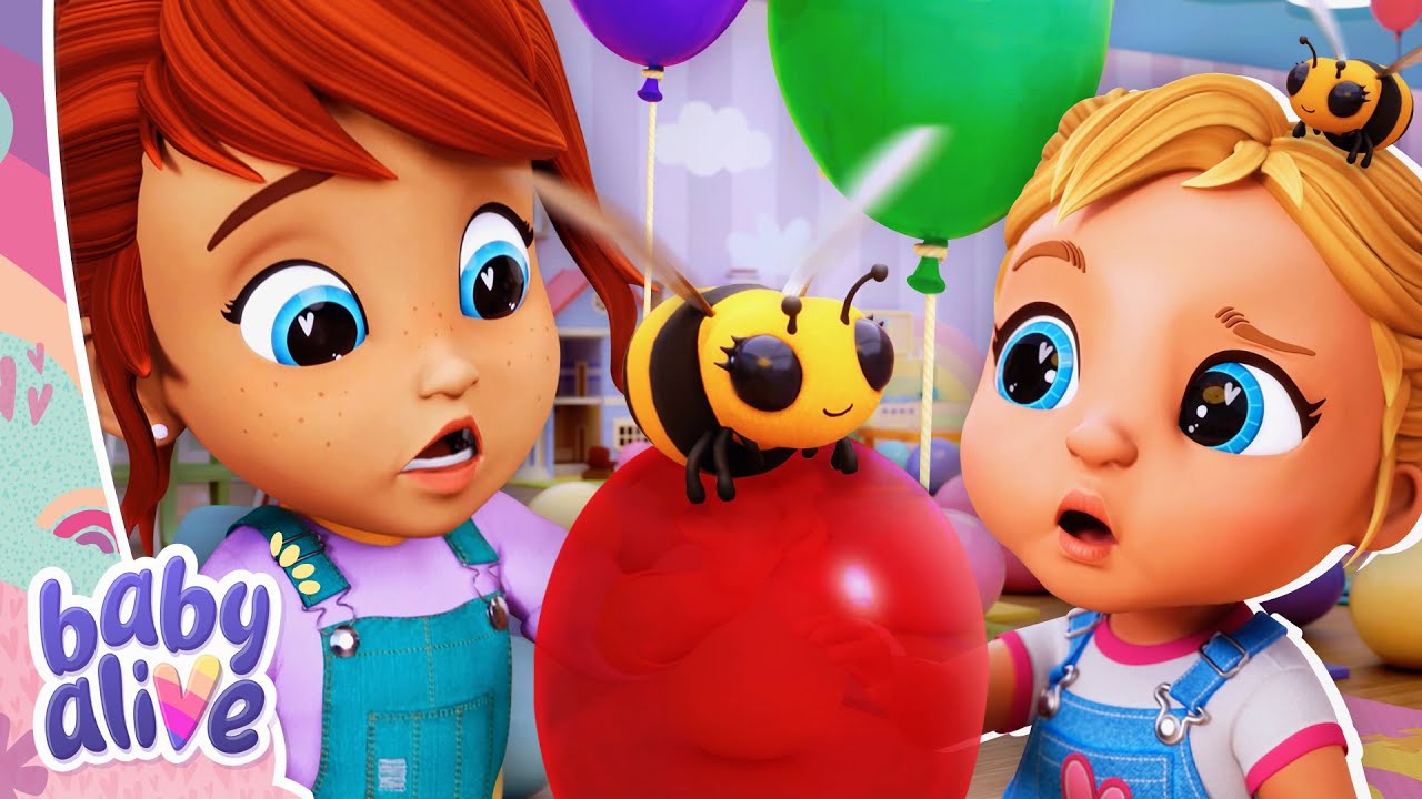Baby Alive Balloon Bee Attack! 🐝 BRAND NEW Baby Alive Episodes 🎈 Family Kids Cartoons