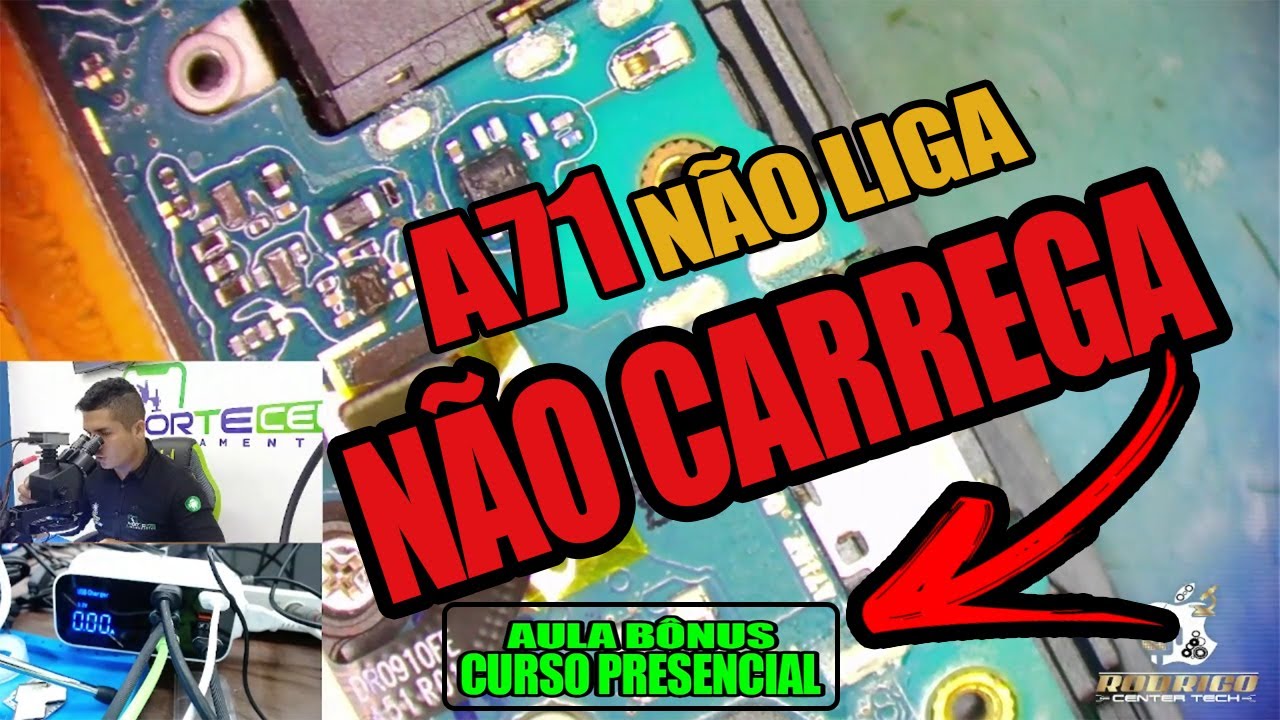 Samsung A71 NÃO LIGA E NÃO CARREGA - Dica SERVE PARA A12, A30S, A51, A03 E OUTROS MODELOS.
