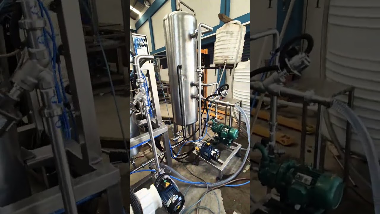 CRBOMIXER -carbonation with  Deareation systm-500 mm of HG - vaccume achived with constant Brix