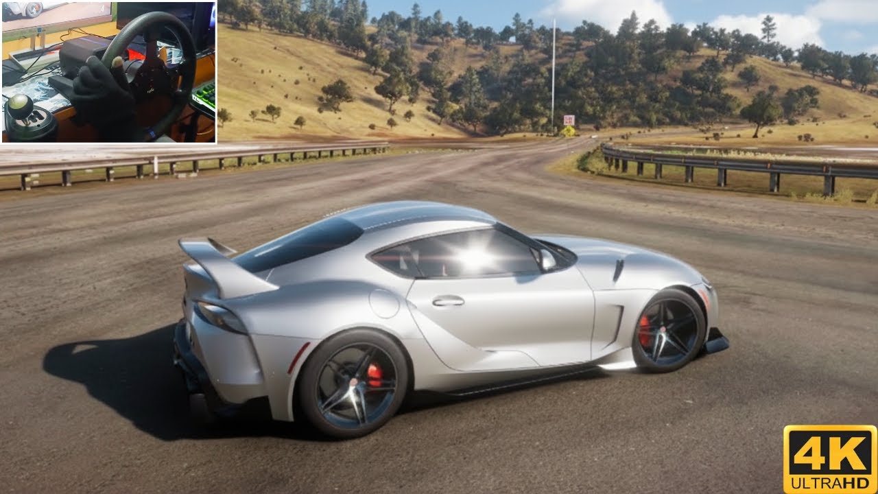 335 BHP 2020 Toyota GR Supra Competition - Forza Horizon 5 | PXN V99 Steering Wheel Gameplay