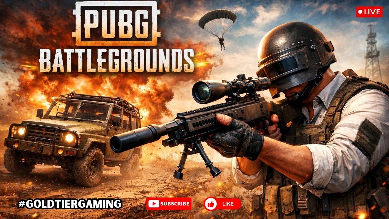 LIVE 🔴 PUBG BATTLEGROUNDS | Squad Wipe & Sniper Action 🎯
