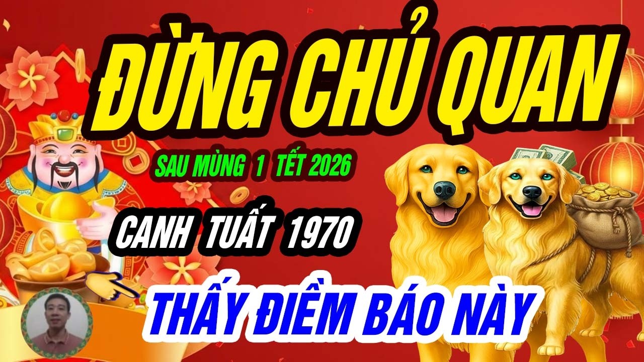 🐭 CANH TUẤT 1970 – Đúng sau ngày mùng 1 Tết, CƠ HỘI VÀNG XUẤT HIỆN: Không giàu cũng khó!