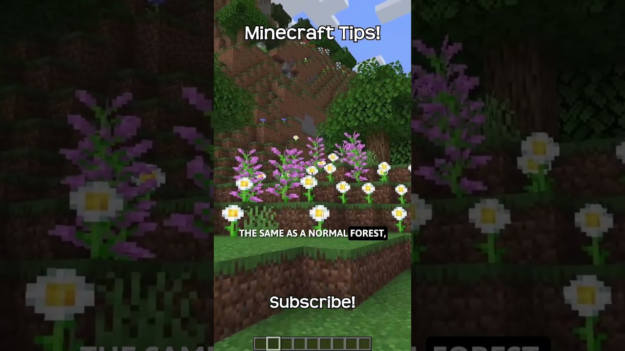 What Is The Command To Find A Flower Forest In Minecraft?!